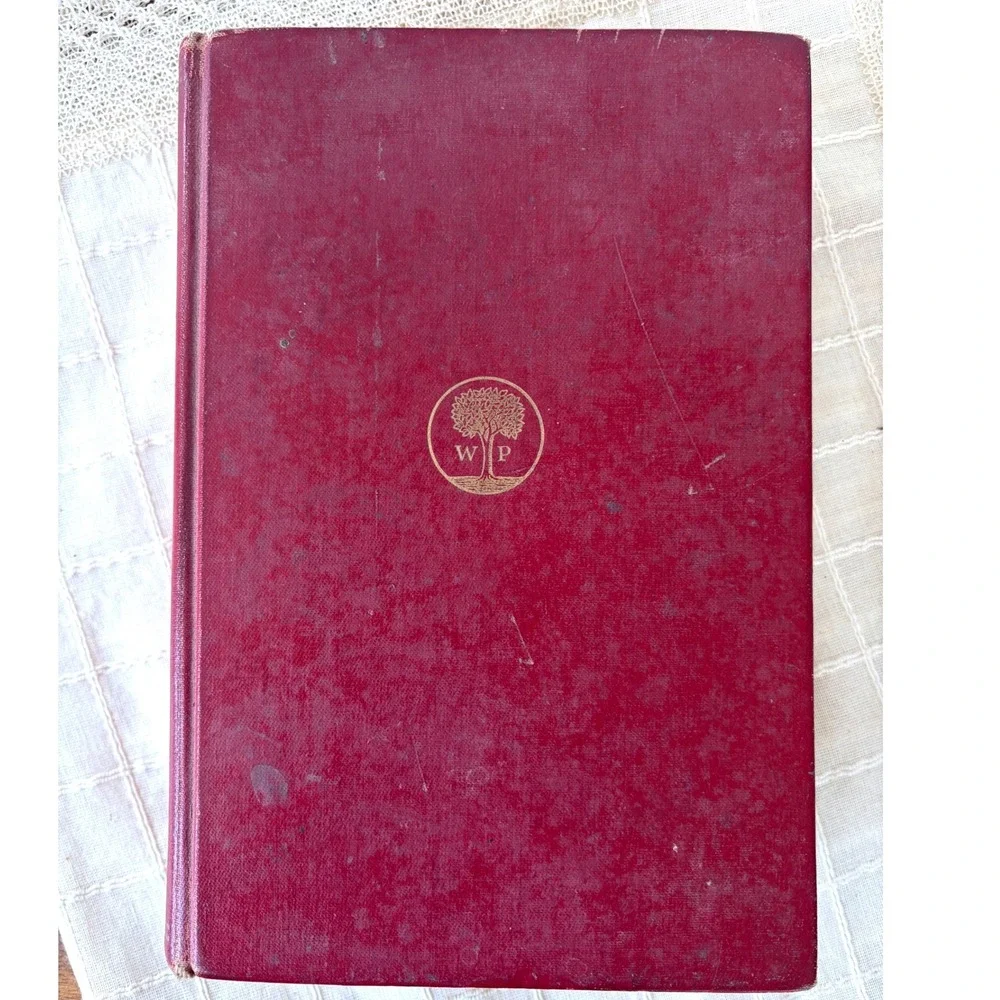 Vintage Websters New World Dictionary College Edition Red Hardcover 1960